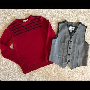 Children's Place Sweater and Vest Size Large 10/12